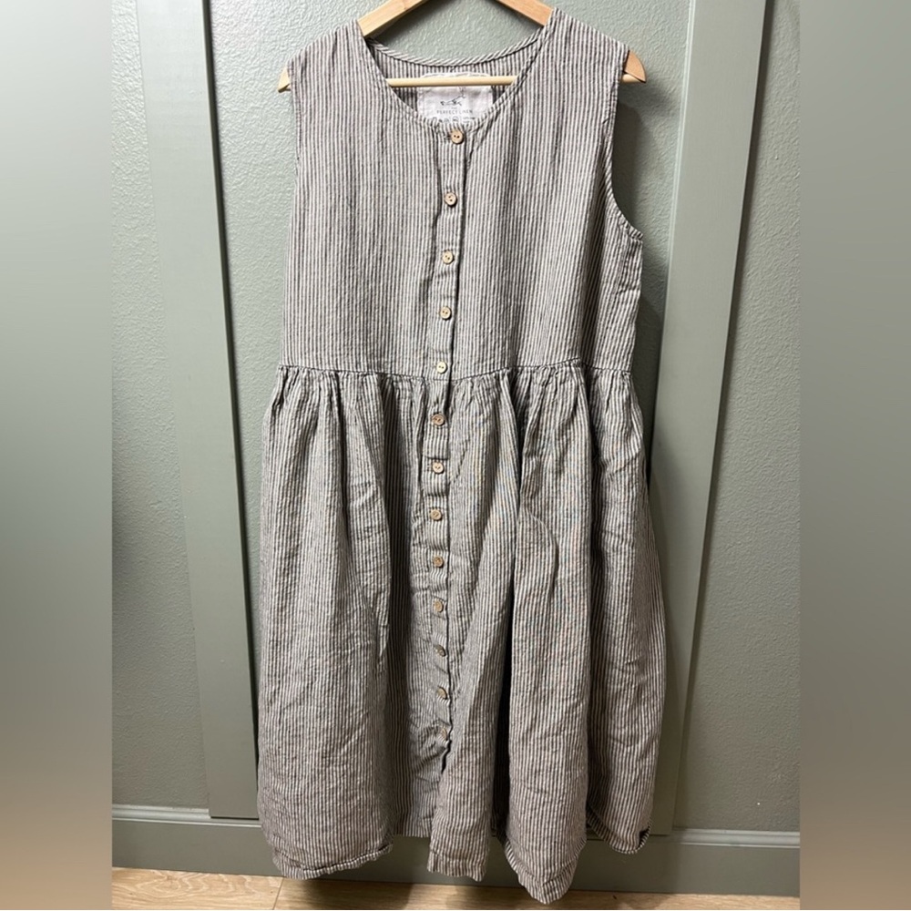 Not Perfect Linen Dress